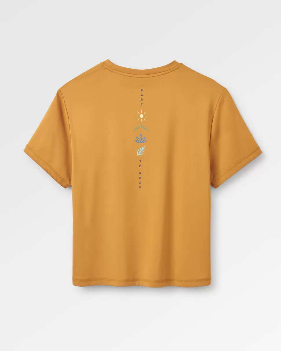 Discount Passenger Align Active Recycled T-Shirt Dusty Ochre