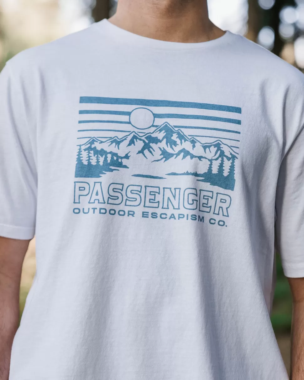 Sale Passenger Alp Recycled Cotton T-Shirt White