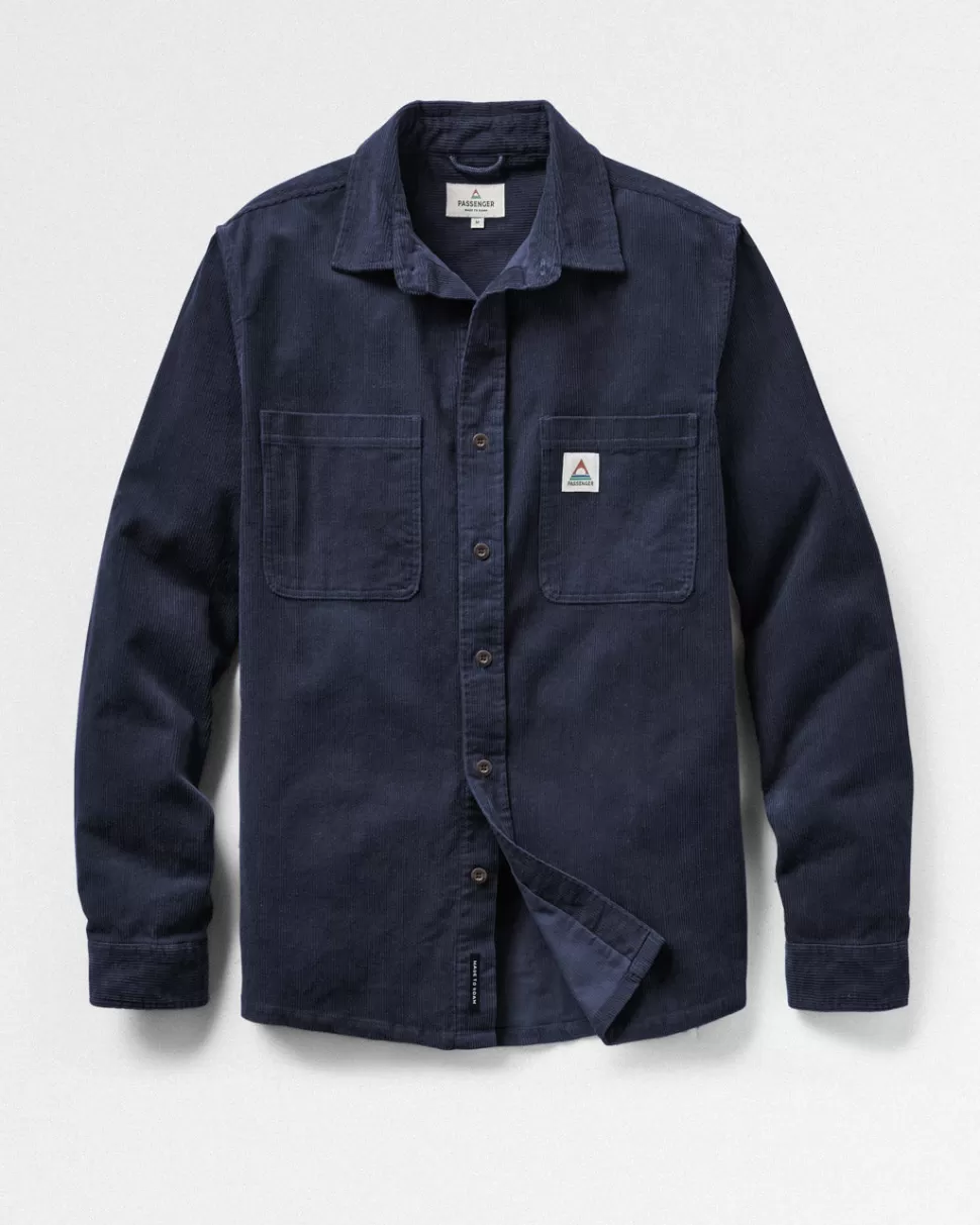 Store Passenger Backcountry Cord Shirt Deep Navy