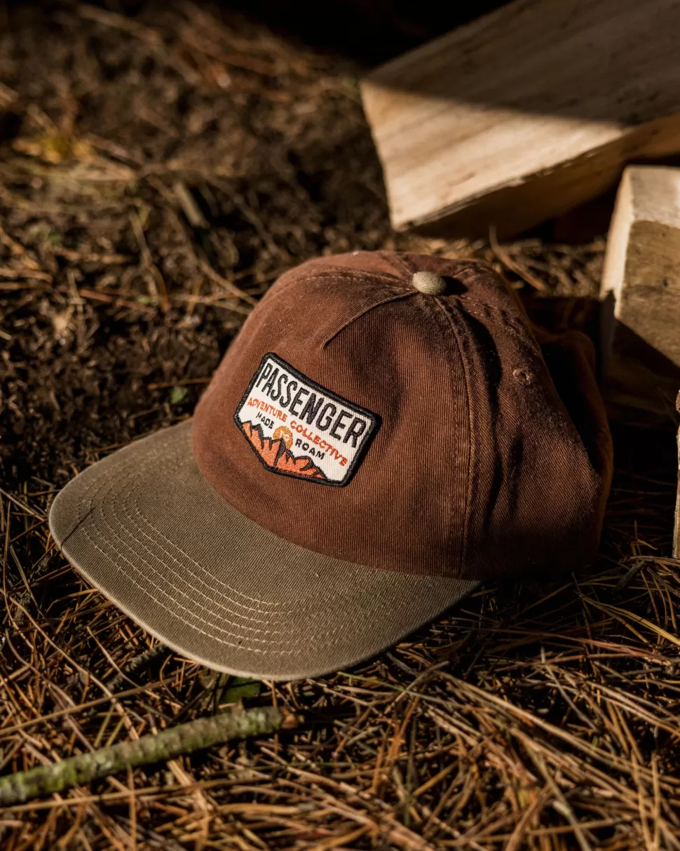 Hot Passenger Barrel Recycled Low Profile Cap Chestnut