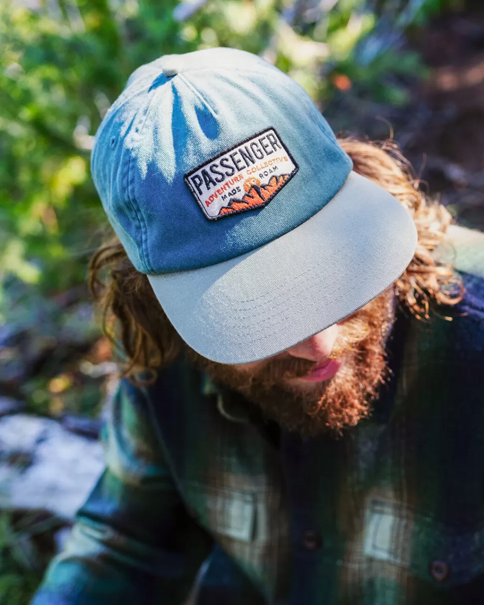 Flash Sale Passenger Barrel Recycled Low Profile Cap Deep Ocean