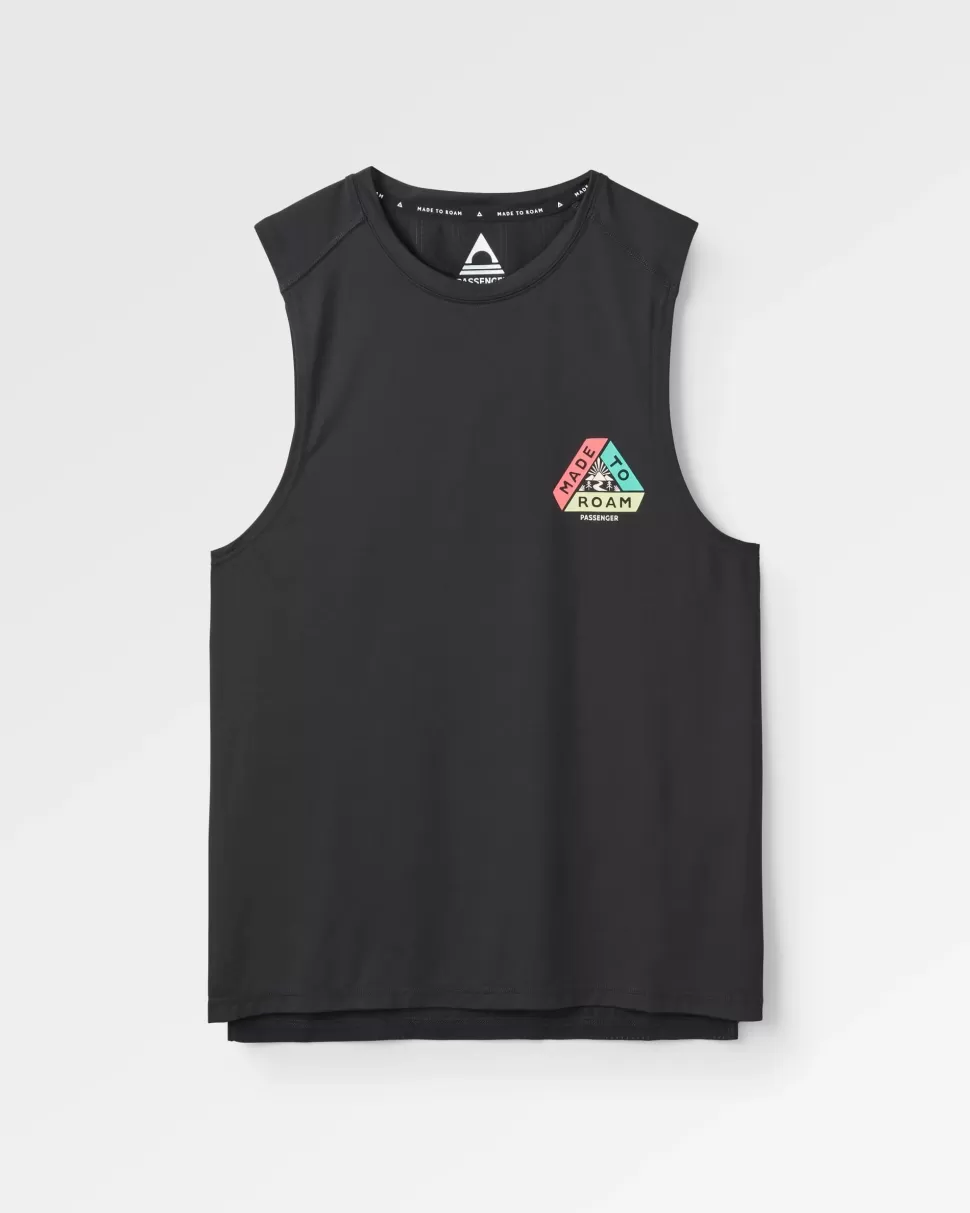 Shop Passenger Boardwalk Active Recycled Vest Black