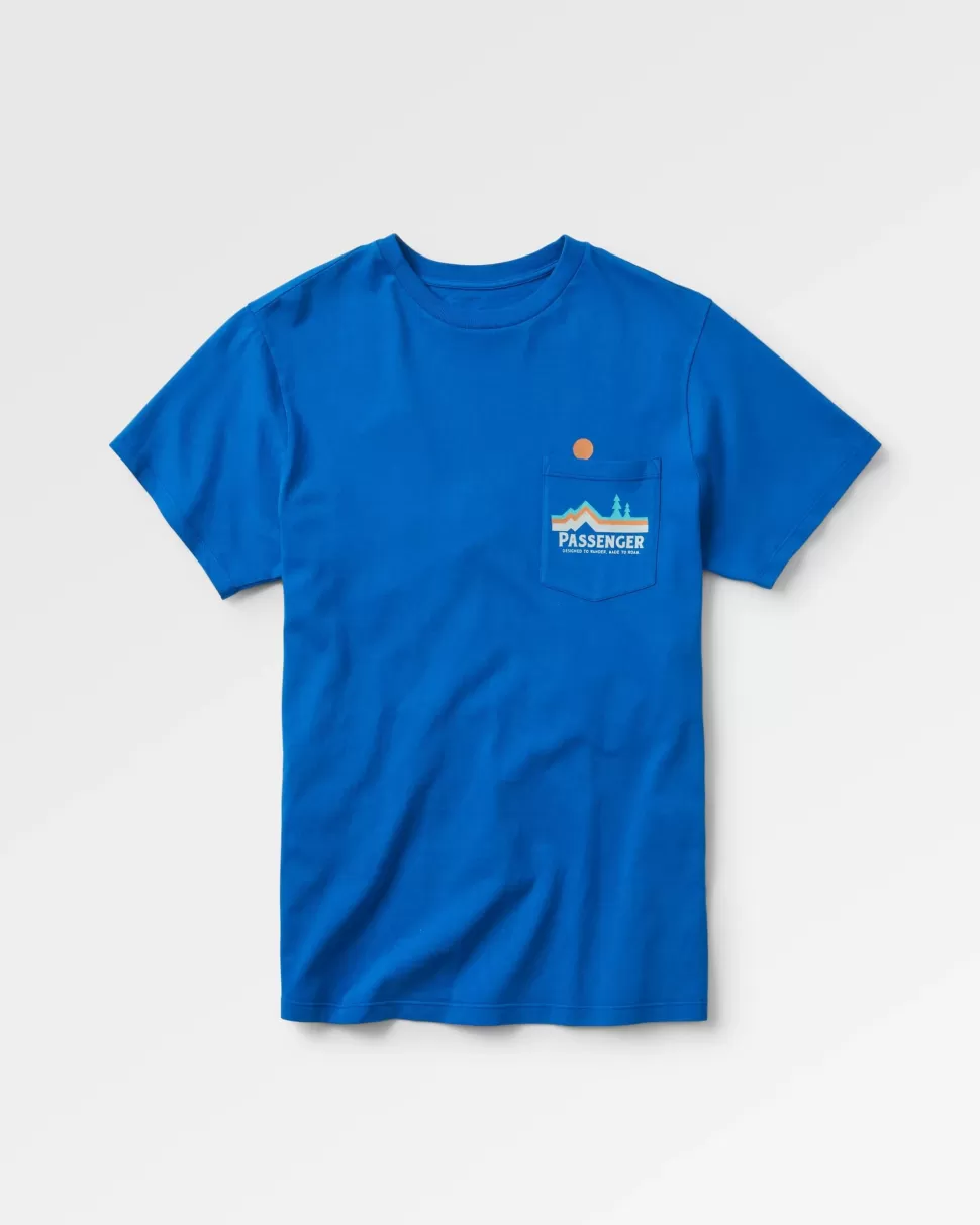 Shop Passenger Branch Out Recycled Cotton T-Shirt True Blue