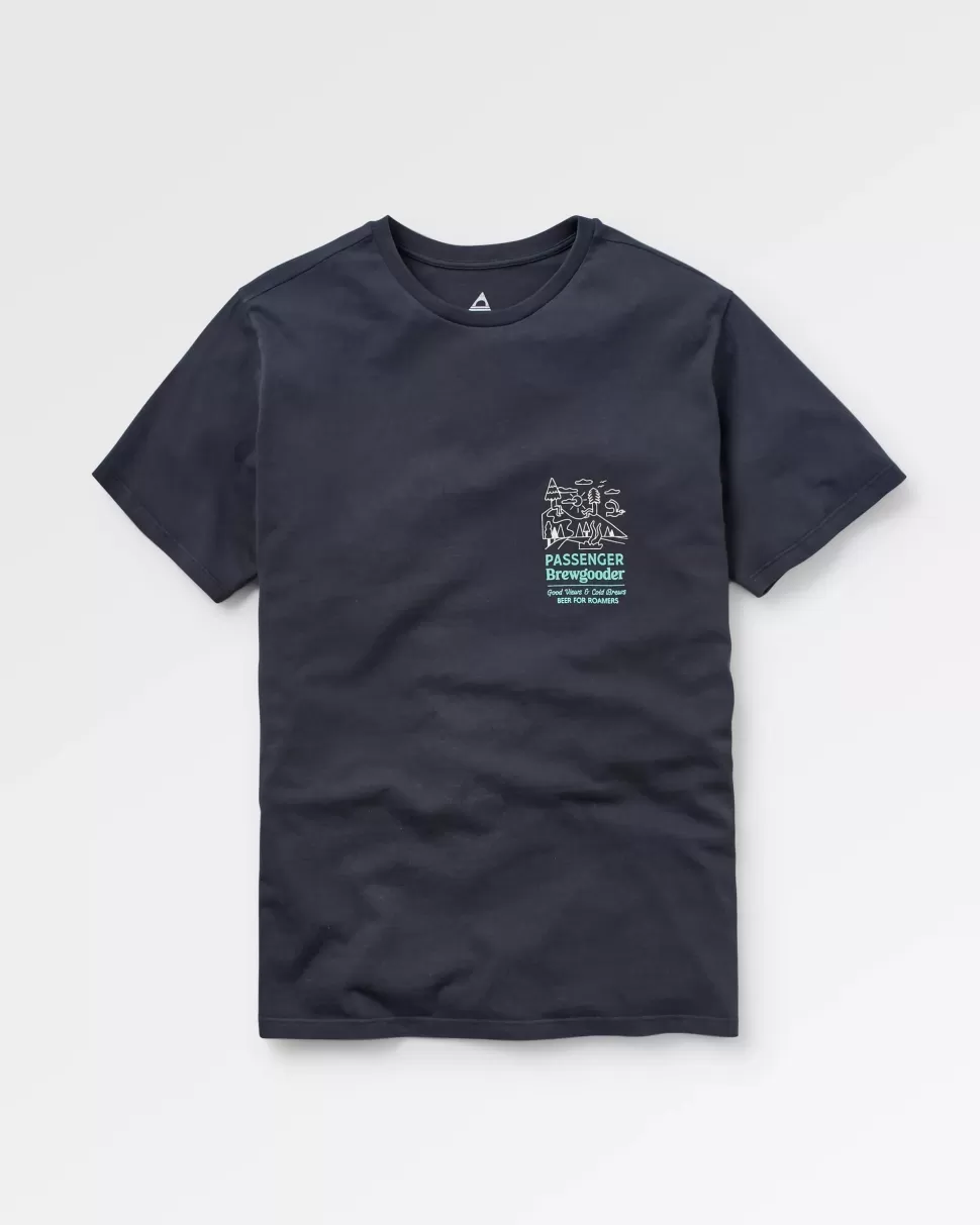 Outlet Passenger Brews  Views T-Shirt X Brewgooder Black