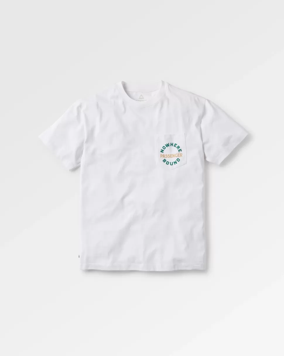 Discount Passenger Cabin Recycled Relaxed Fit T-Shirt White