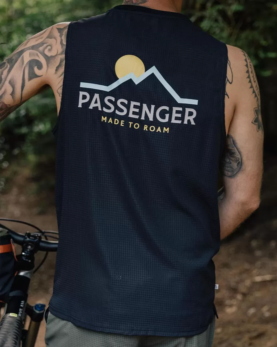 Cheap Passenger Calling Active Recycled Vest Black