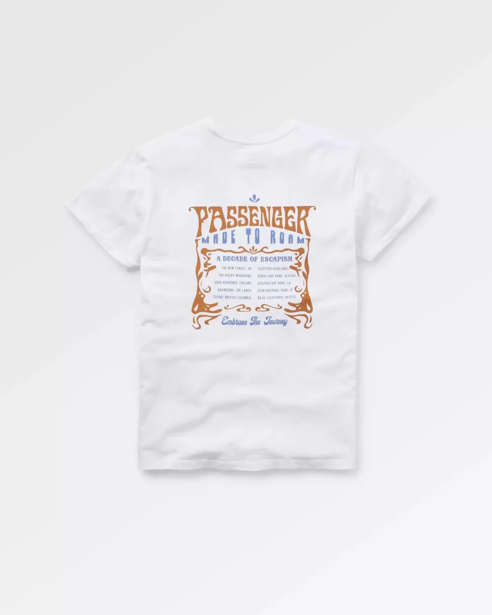 Hot Passenger Canelazo Recycled Cotton T-Shirt White