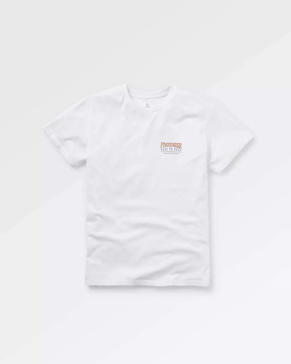 Hot Passenger Canelazo Recycled Cotton T-Shirt White