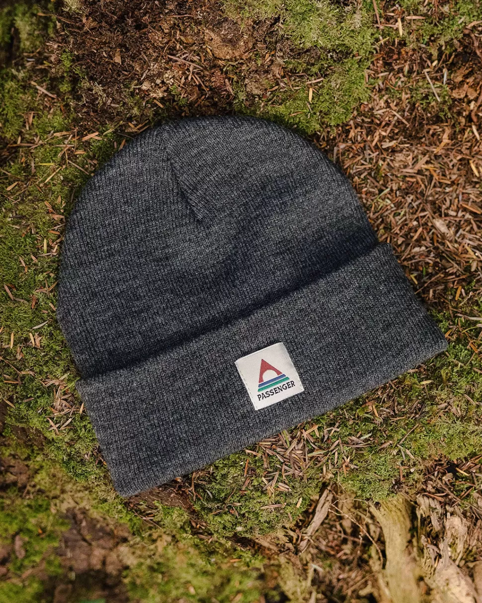 New Passenger Core Recycled Low-Top Beanie Charcoal