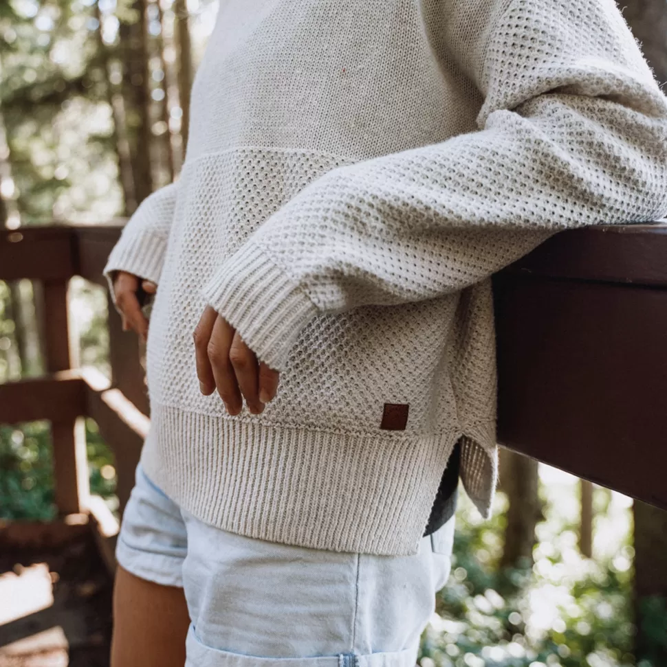 Sale Passenger Cove Knitted Jumper Off White