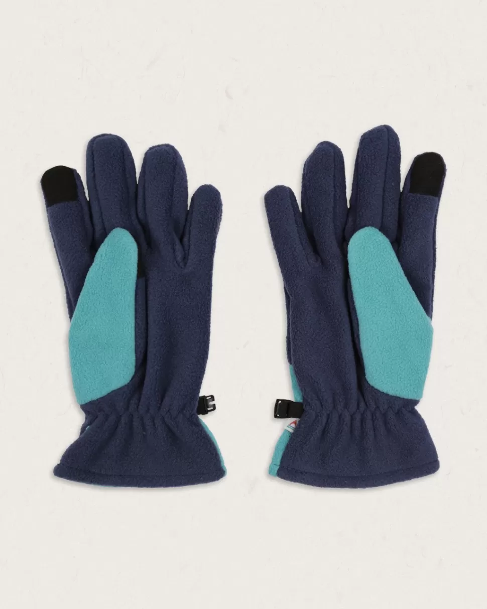 Best Sale Passenger Daytrip Recycled Polar Fleece Touch Screen Gloves Blue Coral