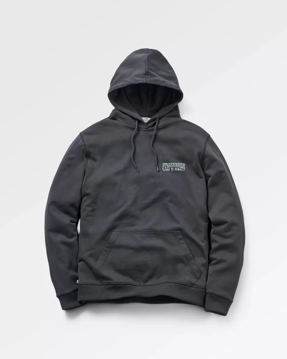 Shop Passenger Decade Recycled Cotton Hoodie Black