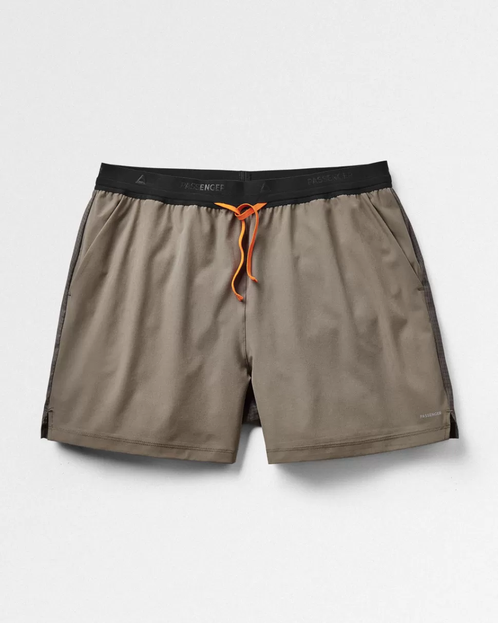 Best Floris van Bommel Descent Trail Recycled Shorts Dusty Olive