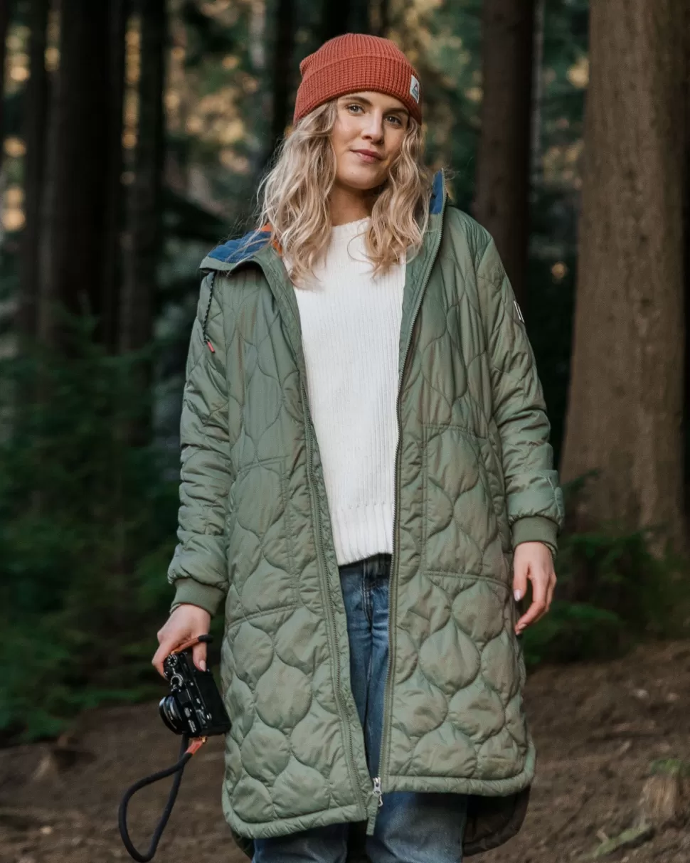 Flash Sale Passenger Flora 2.0 Long Recycled Insulated Parka Dusty Olive