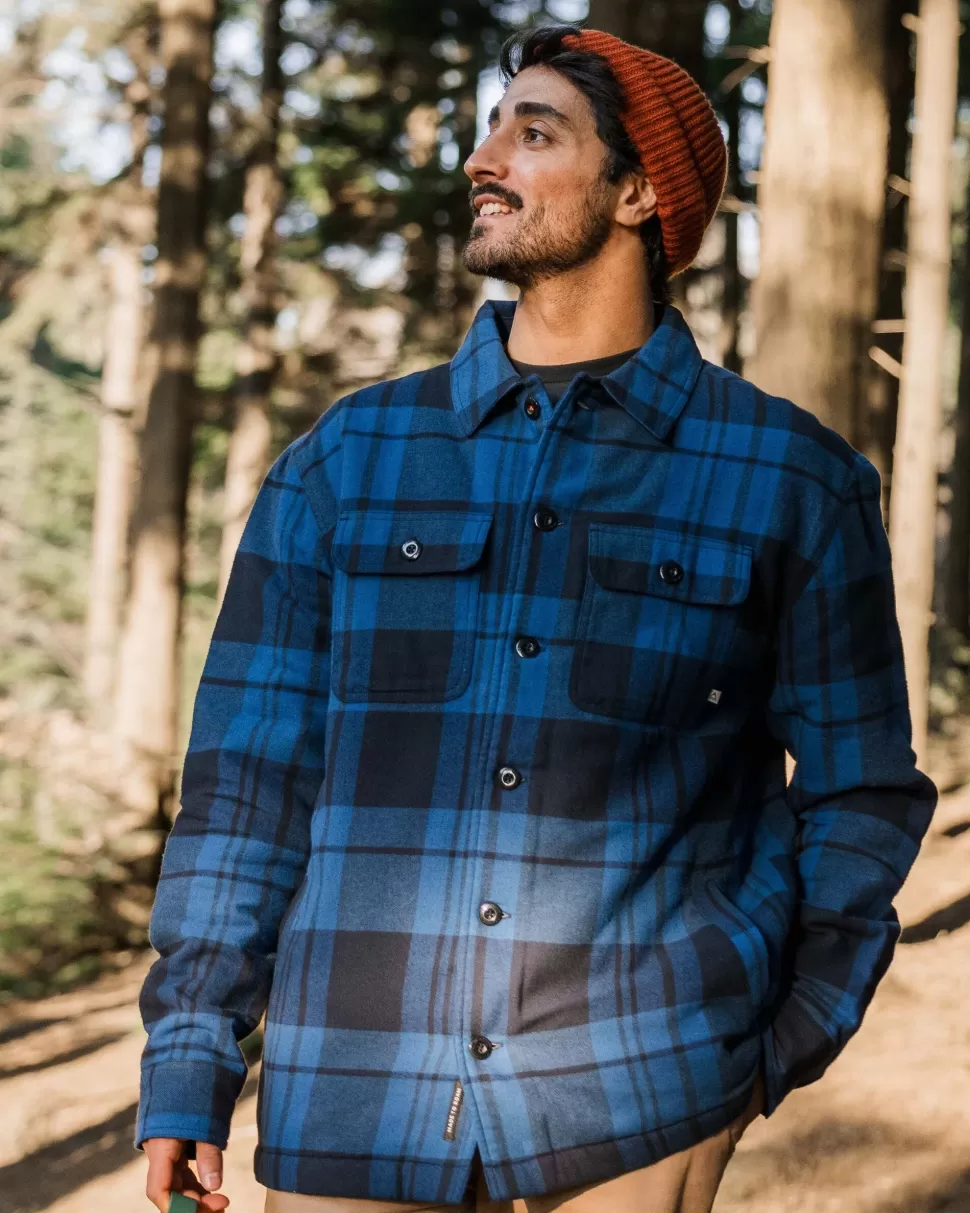 Flash Sale Passenger Freestyle Sherpa-Lined Overshirt True Blue