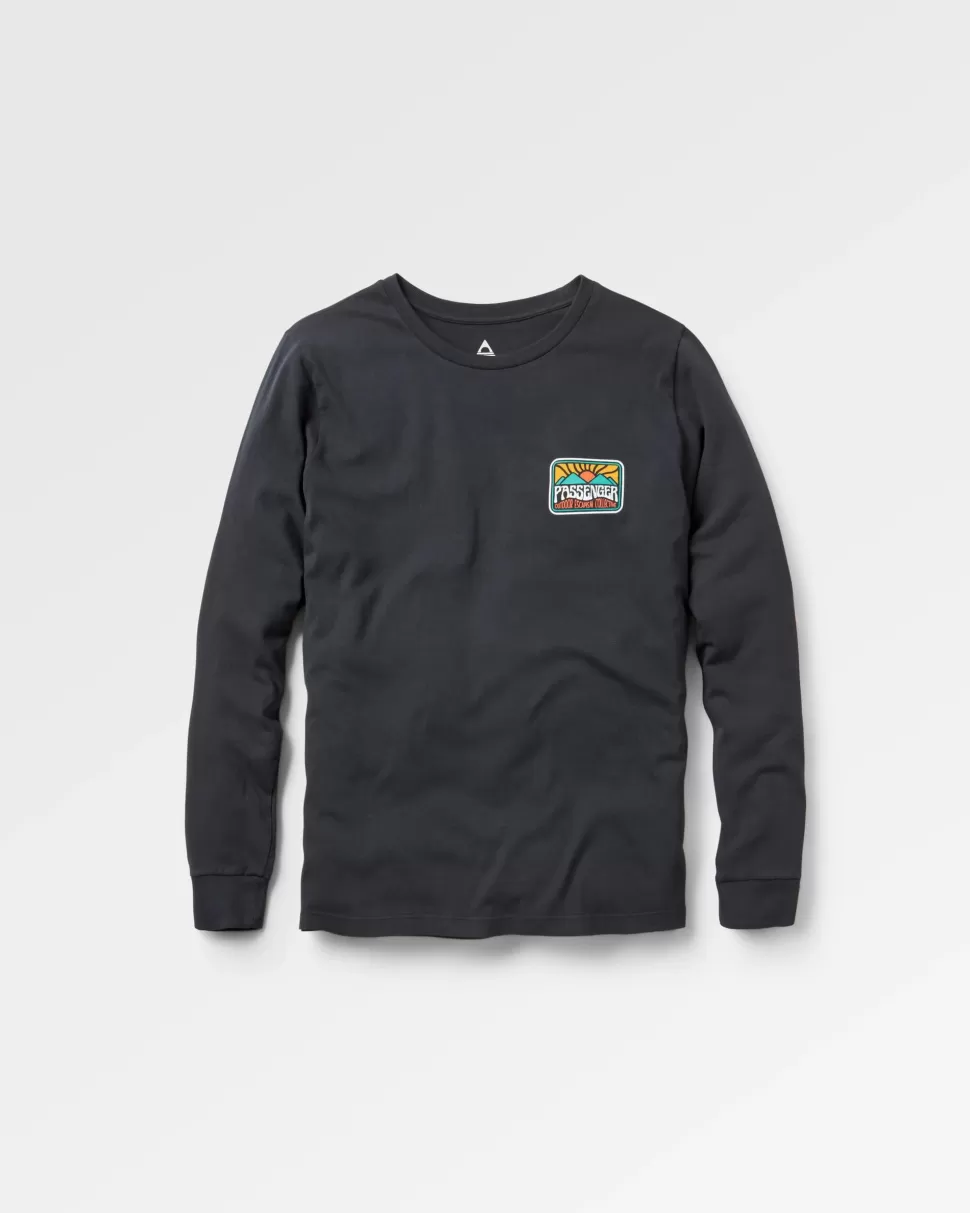 Clearance Passenger Golden Hour LS T-Shirt Black