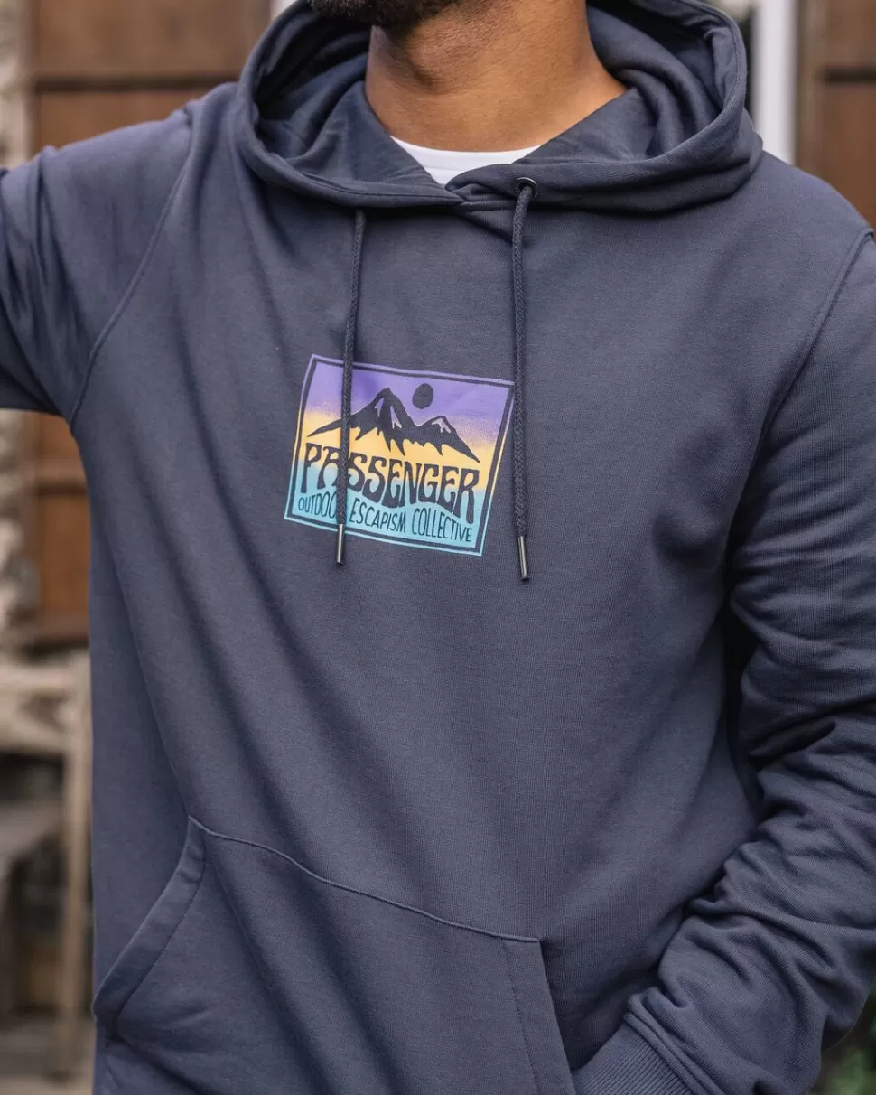 New Passenger Grounded Organic Cotton Hoodie Charcoal