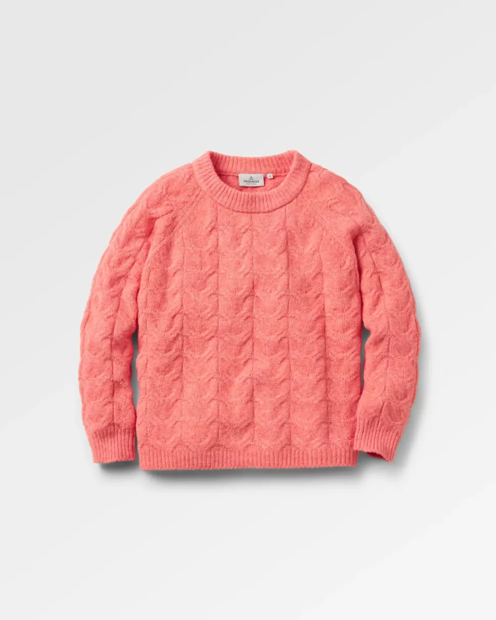 Hot Passenger Harvest Recycled Knitted Jumper Shell Pink