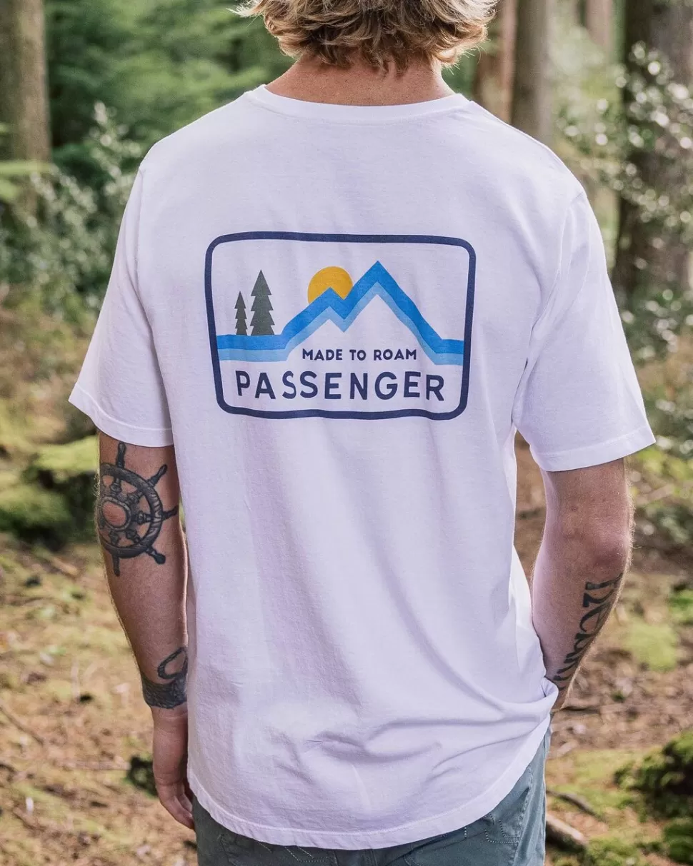 Best Passenger Made to Roam Recycled Cotton T-Shirt White