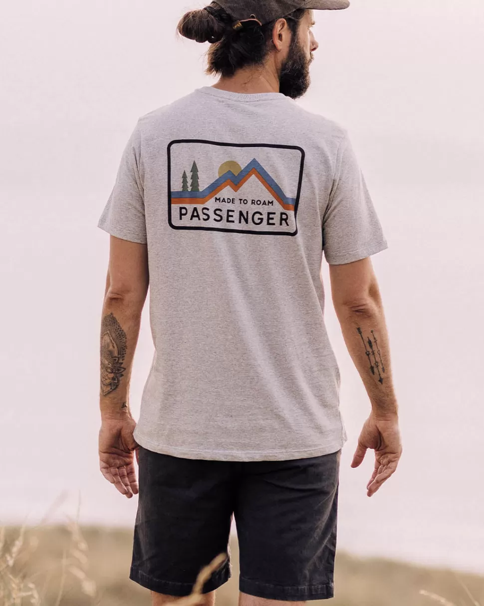 Best Passenger Made To Roam Recycled Cotton T-Shirt Grey Marl