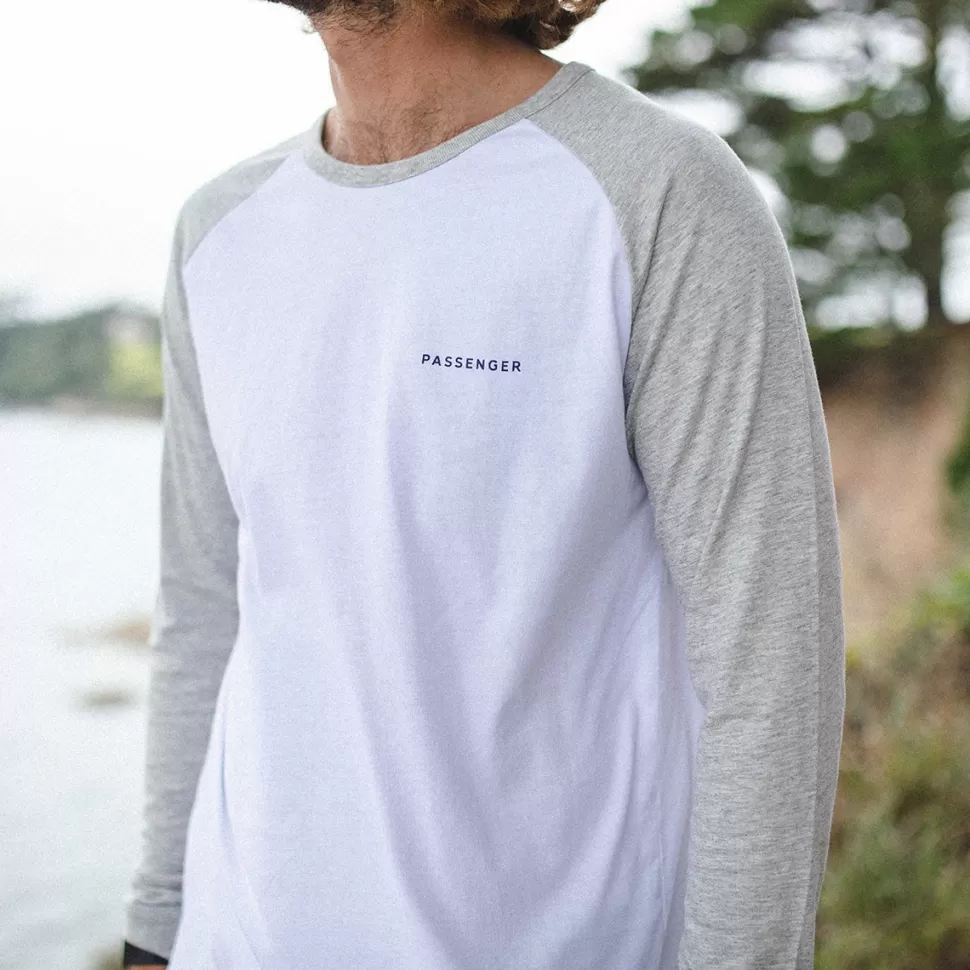 New Passenger Made To Roam Recycled LS T-Shirt White