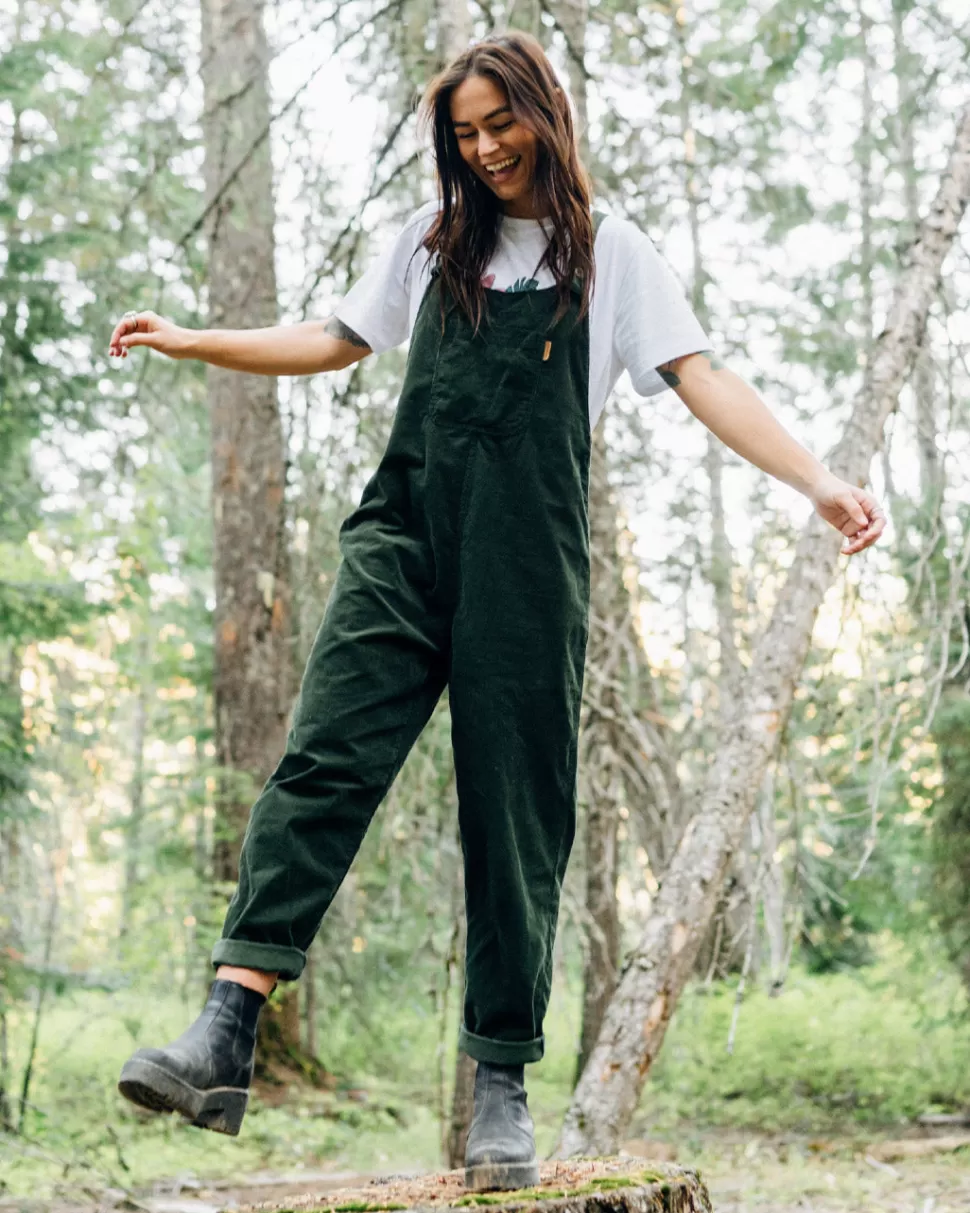 Fashion Passenger Meadows Cord Dungarees Fir Tree