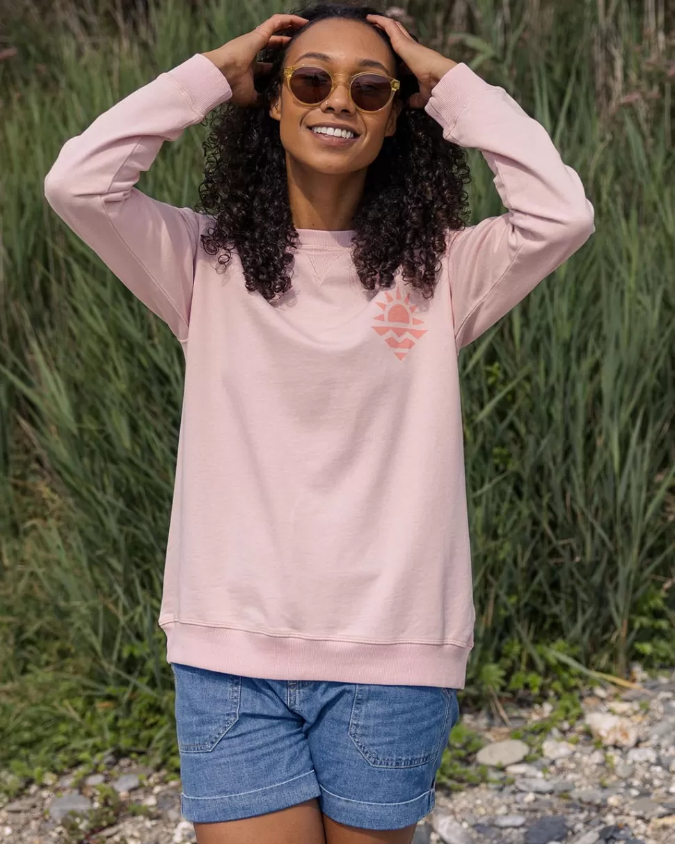 Flash Sale Passenger Mystic Recycled Cotton Sweatshirt Peach Whip