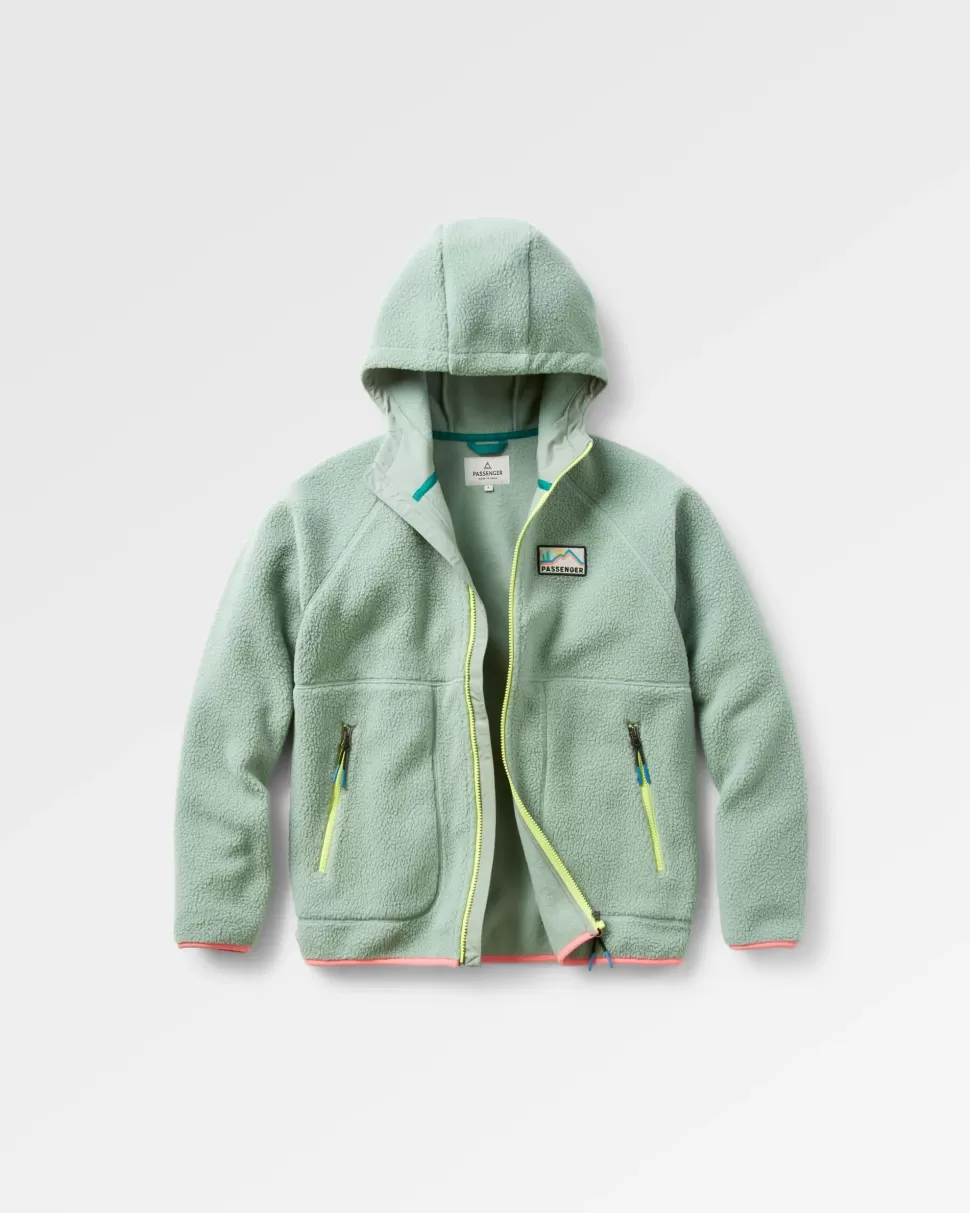 Outlet Passenger North Coast 2.0 Full Zip Recycled Sherpa Fleece Pistachio