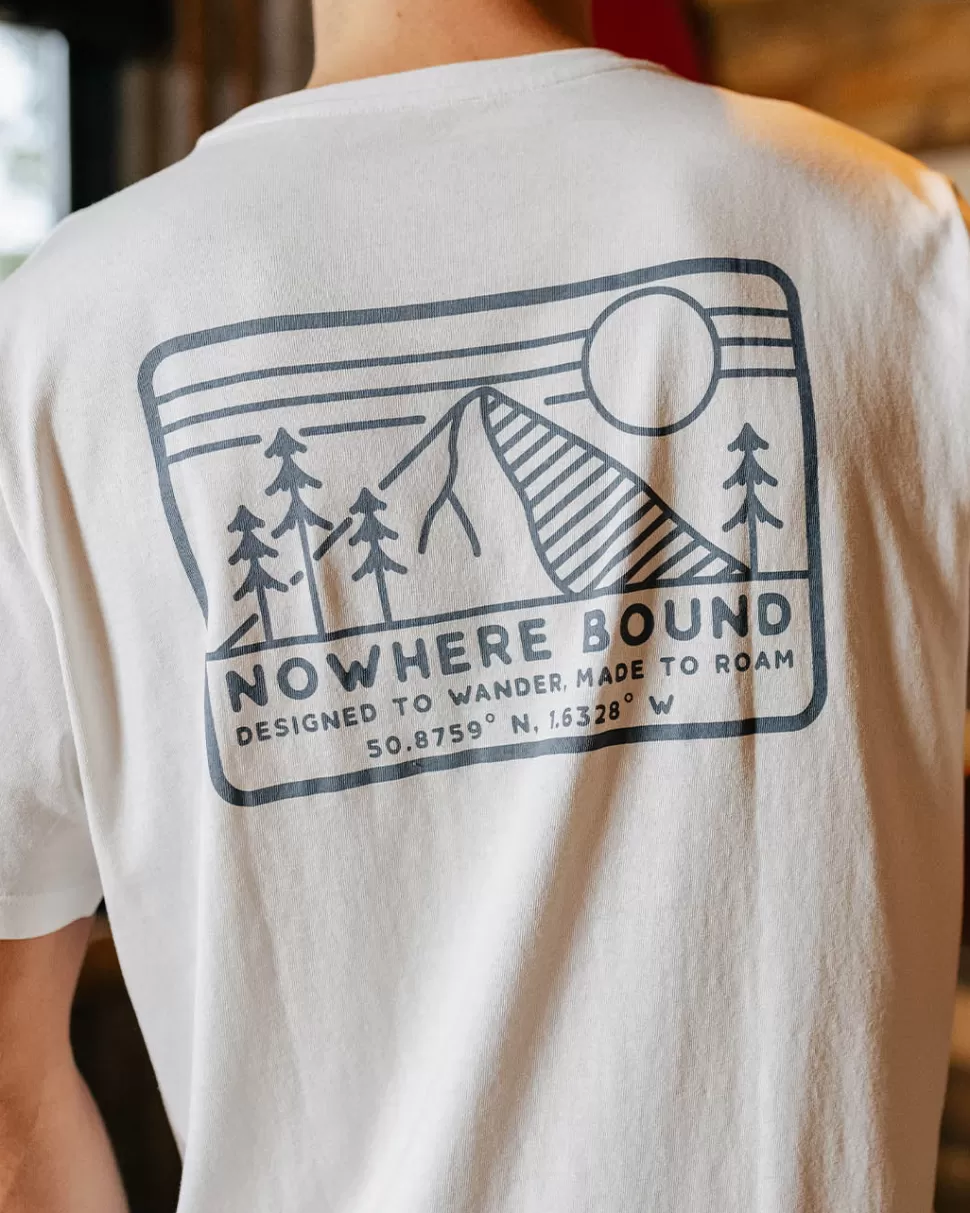 Shop Passenger Nowhere Bound Recycled Cotton T-Shirt White