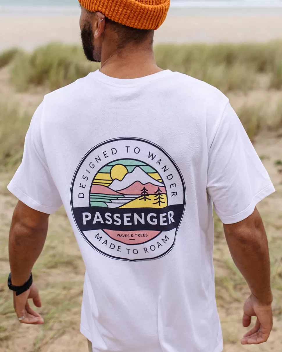 New Passenger Odyssey Recycled Cotton T-Shirt White