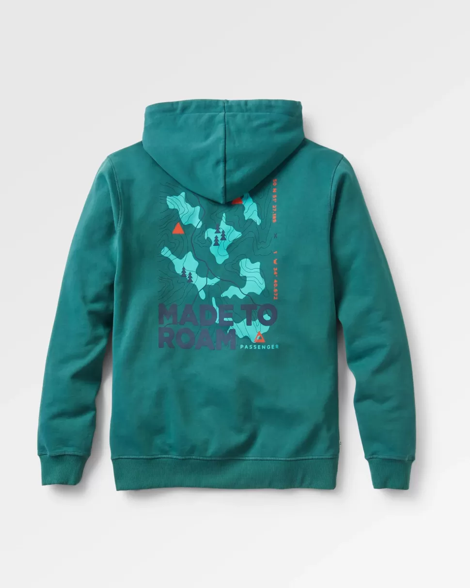 Sale Passenger Pace Recycled Cotton Hoodie Deep Ocean