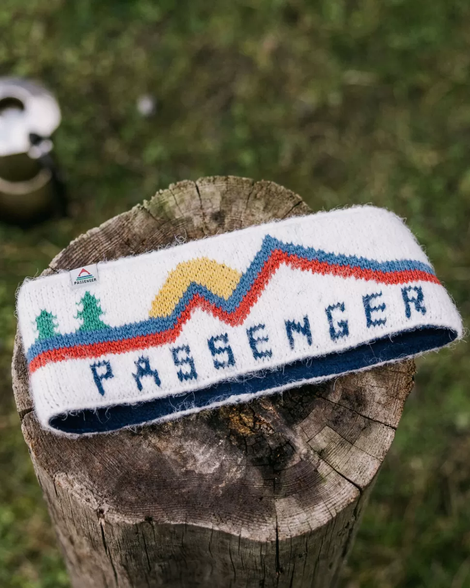 New Passenger Recycled Headband Vintage White