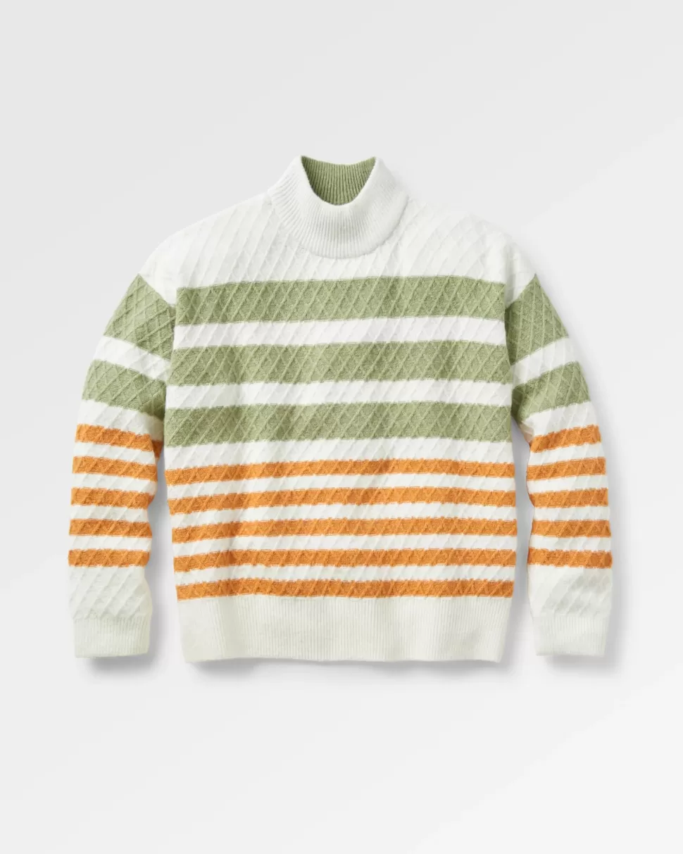 Cheap Passenger Ramble Recycled Knitted Jumper Off White