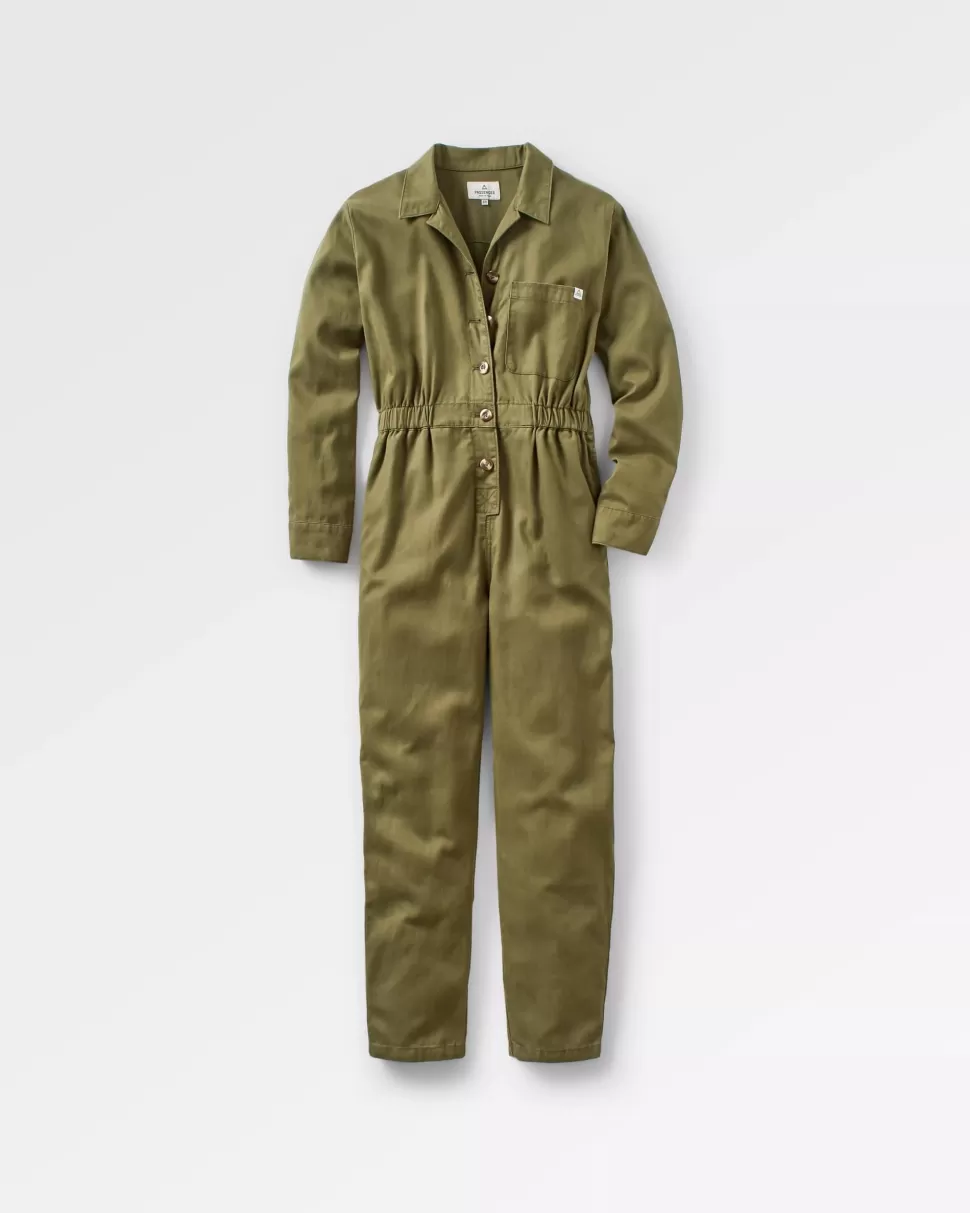 Discount Passenger Resonate Organic Cotton Boiler Suit Khaki