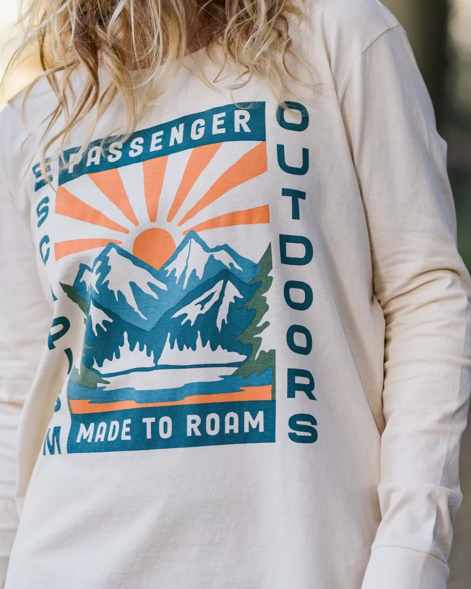 Fashion Passenger Solitude Recycled Cotton Oversized LS T-Shirt Birch