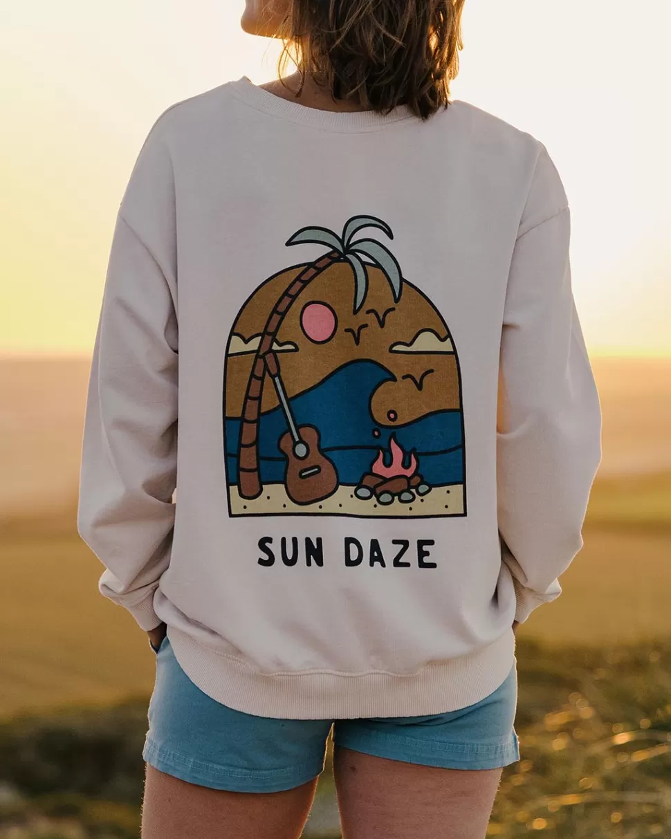 Fashion Passenger Sundaze Recycled Cotton Sweatshirt Birch