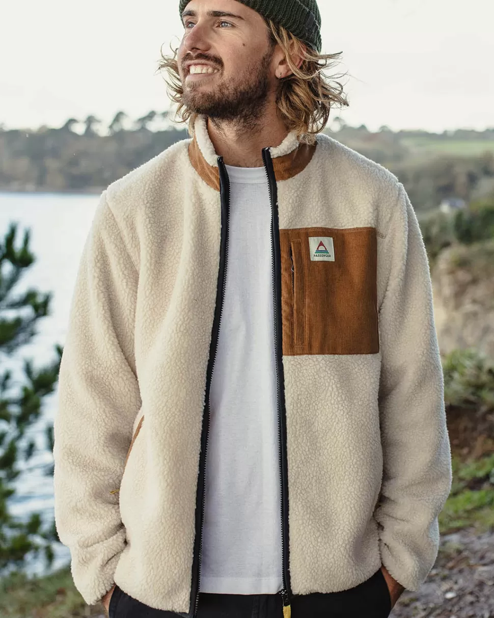 Online Floris van Bommel Trekker Recycled Deep-Pile Sherpa Fleece Warm Ivory